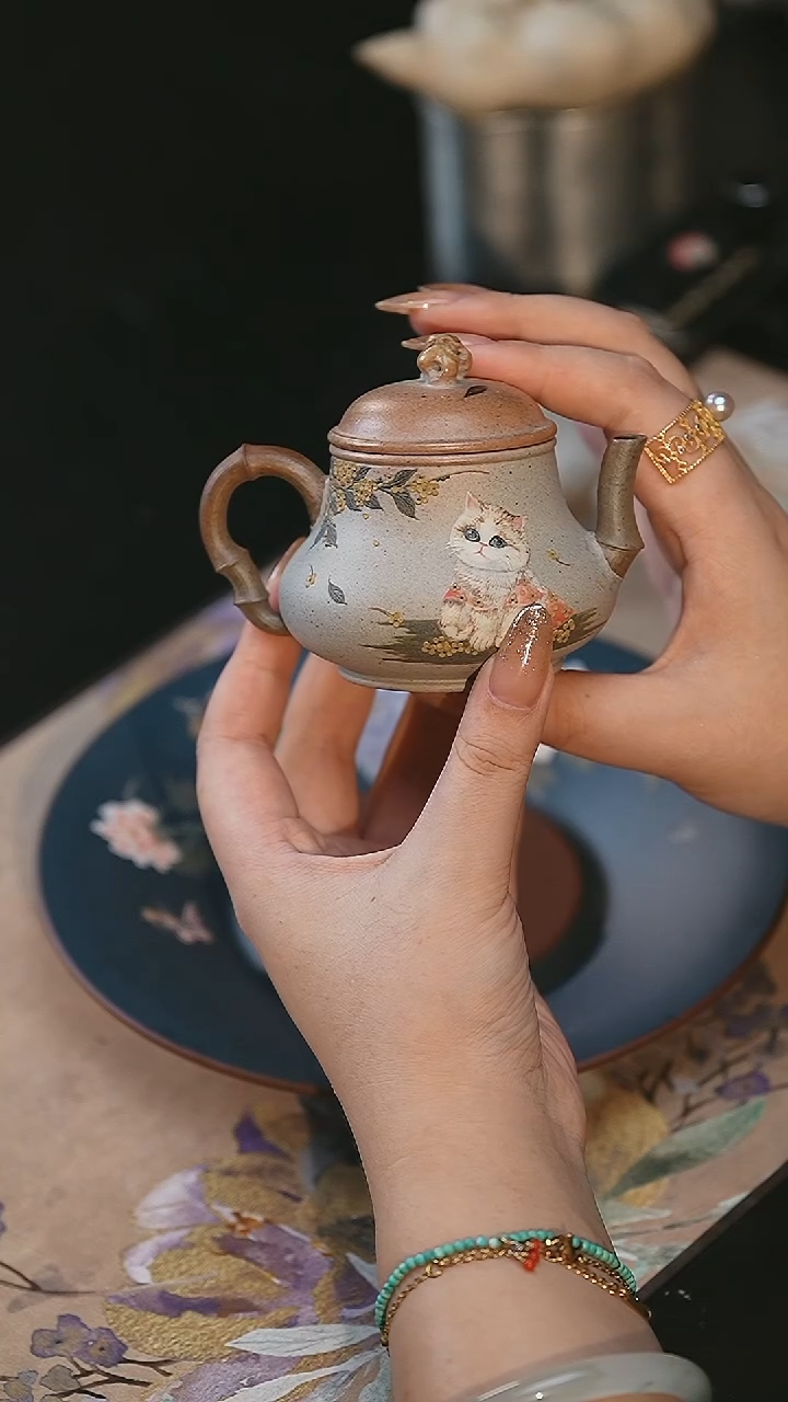 柴烧大漓-桂花猫柴烧大漓-桂花猫