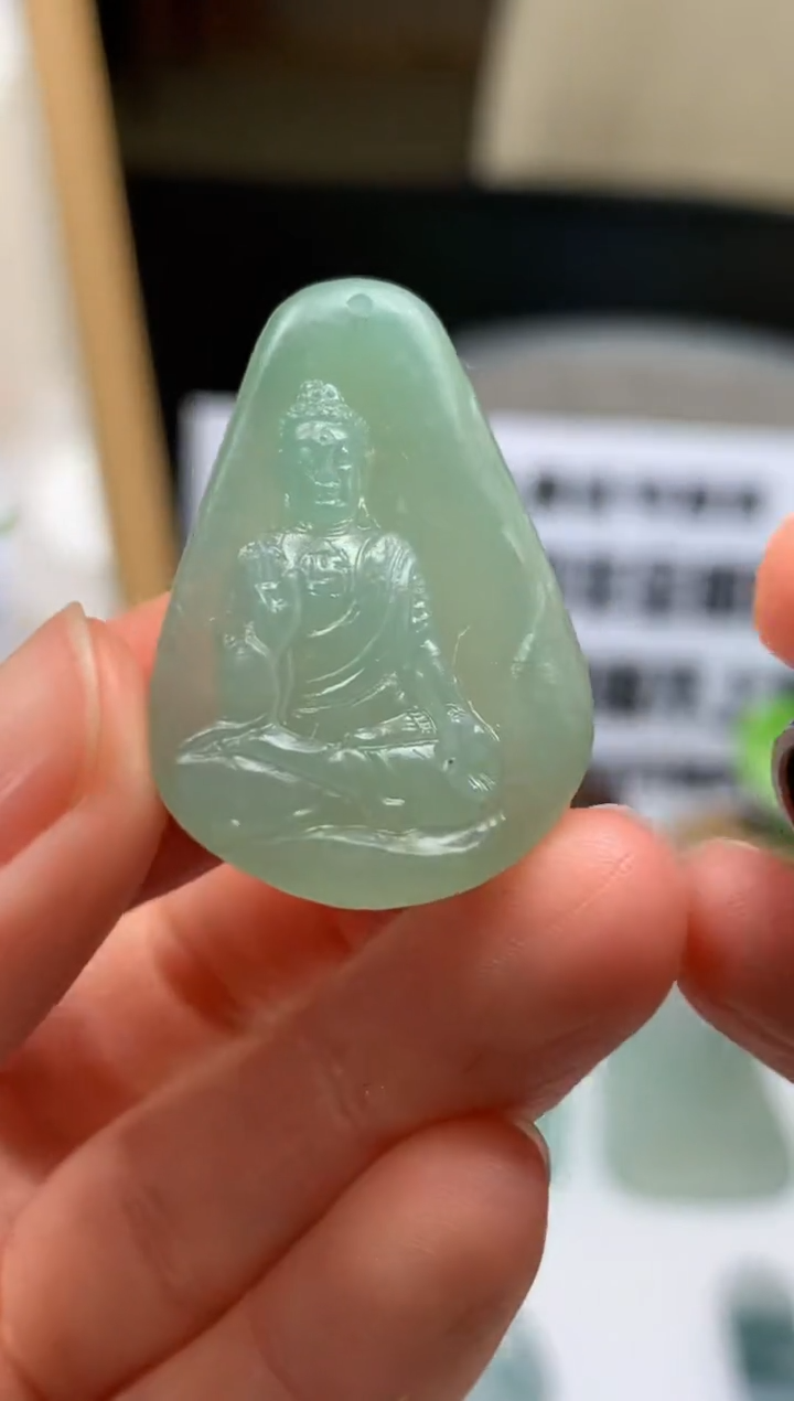 【闪购商品】定制翡翠未镶嵌吊坠-90004