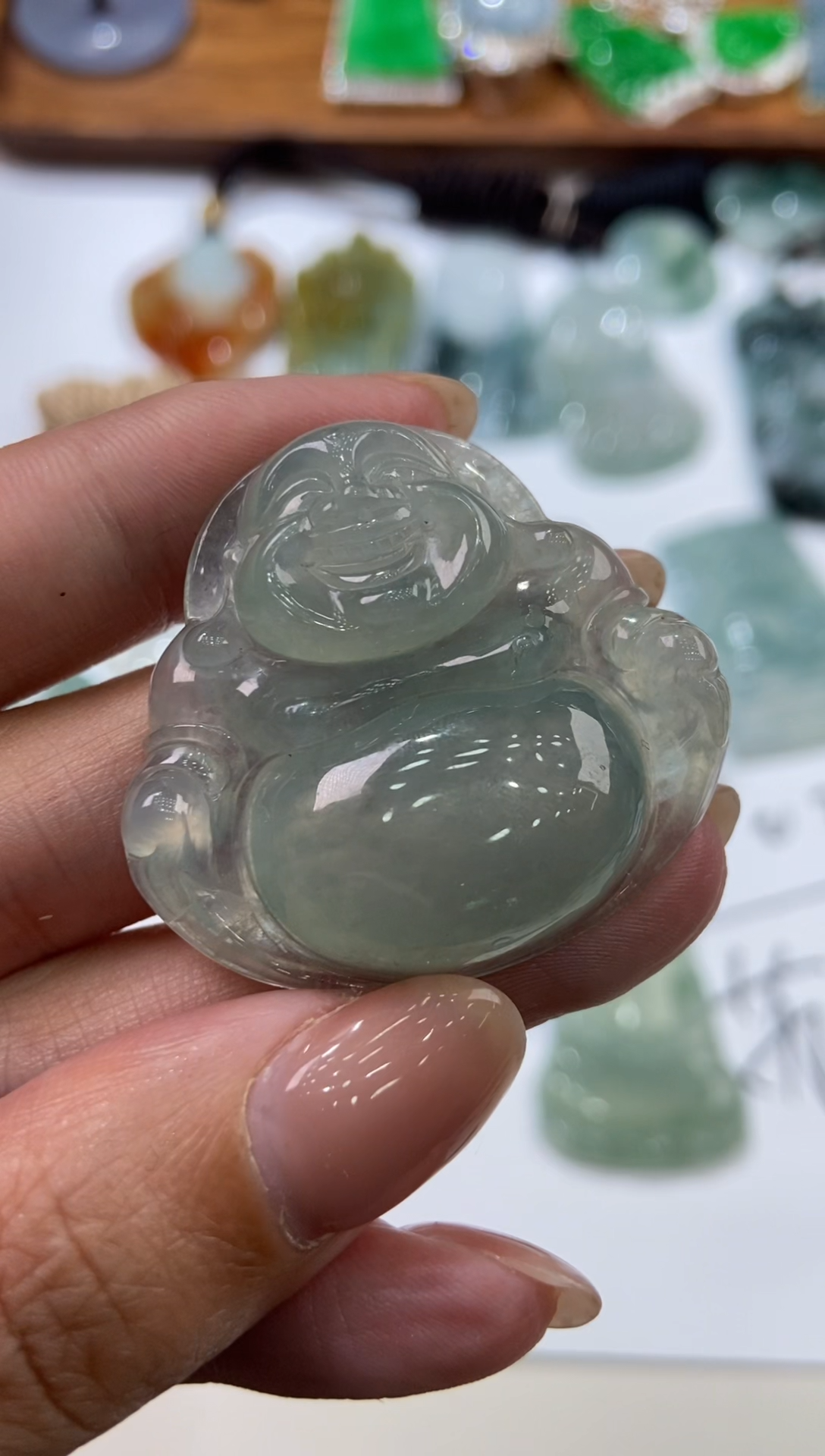 【闪购商品】翡翠未镶嵌颈饰2202935  