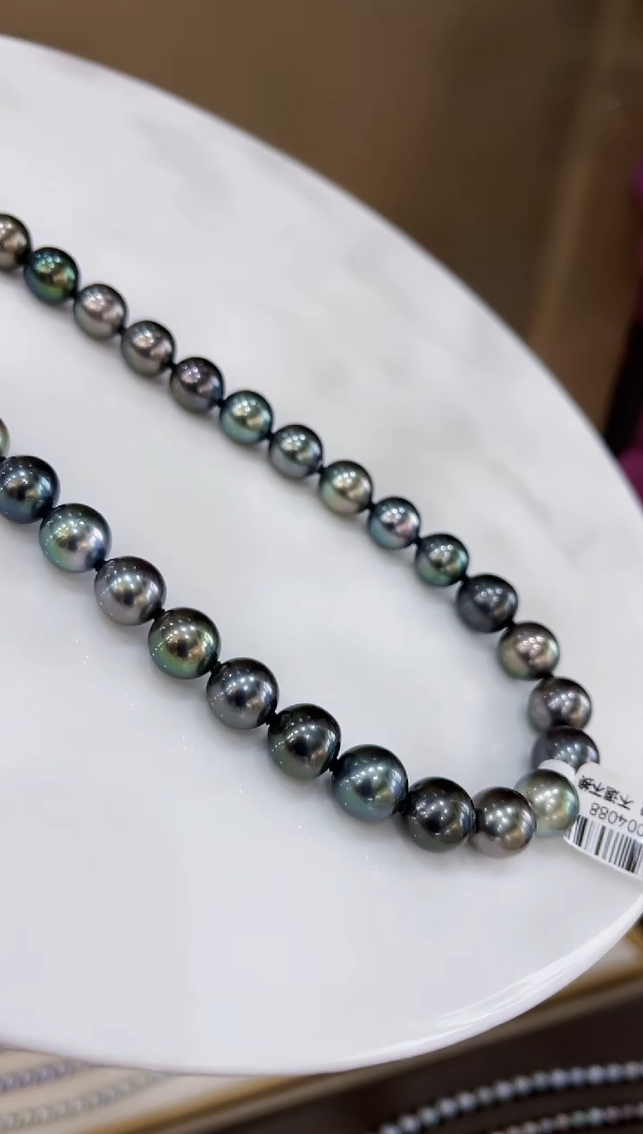 【闪购商品】海水珍珠颈饰银S925镶嵌大溪地10-11mm