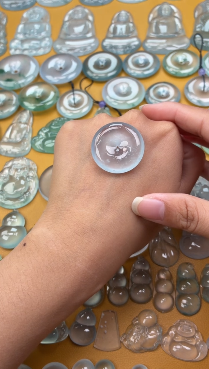 吊坠(不含链)未镶嵌翡翠60 平安扣 28.1 5.6