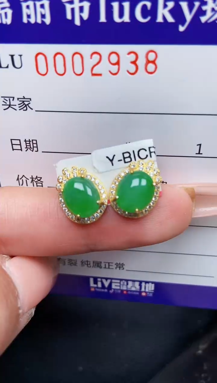 【闪购商品】翡翠颈饰银S925镶嵌2938