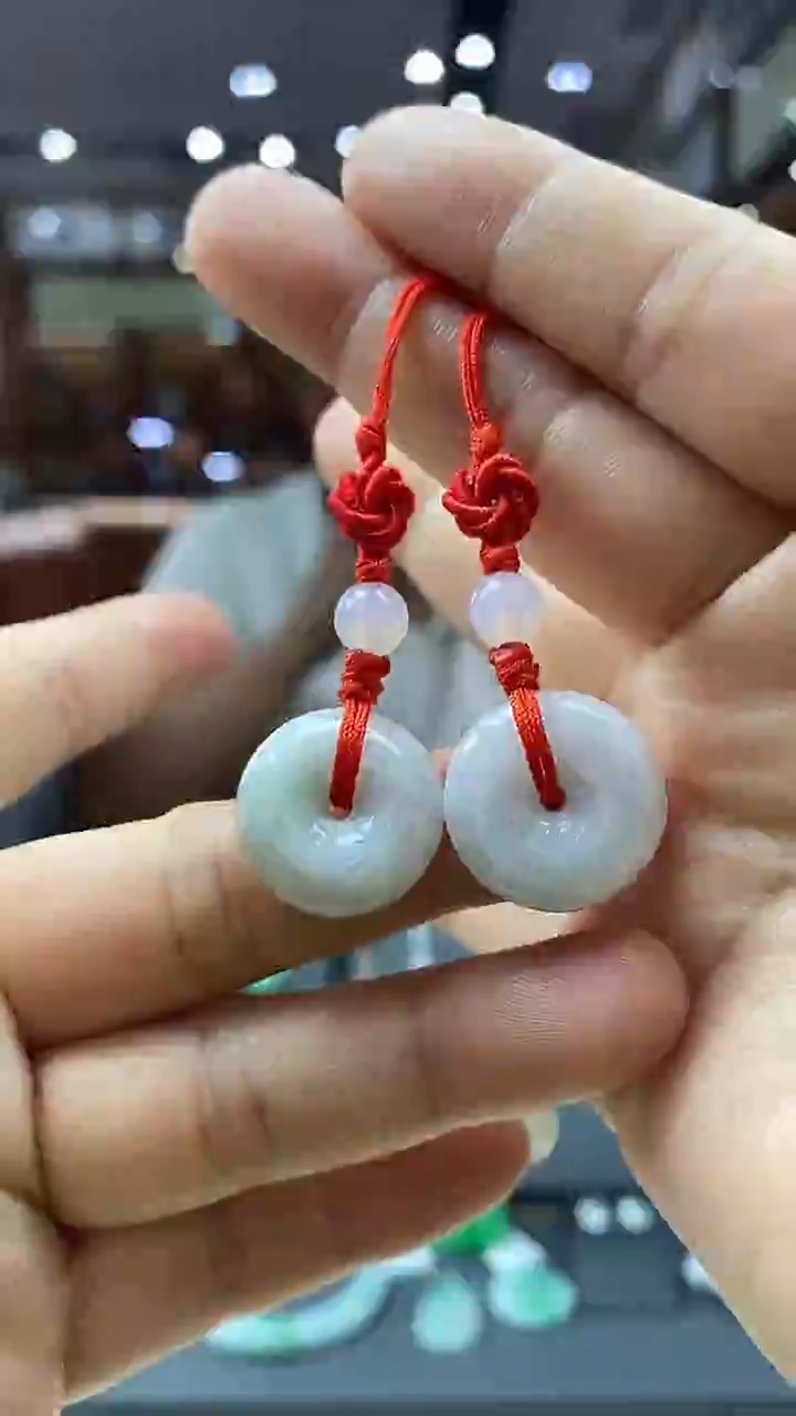 颈饰未镶嵌翡翠平安扣多样性发一件