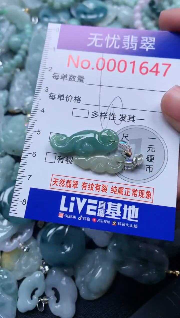 颈饰未镶嵌翡翠1647