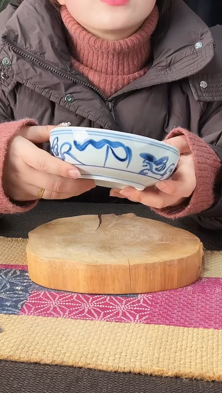 【闪购商品】碗开播福利山茶花6寸罗汉碗