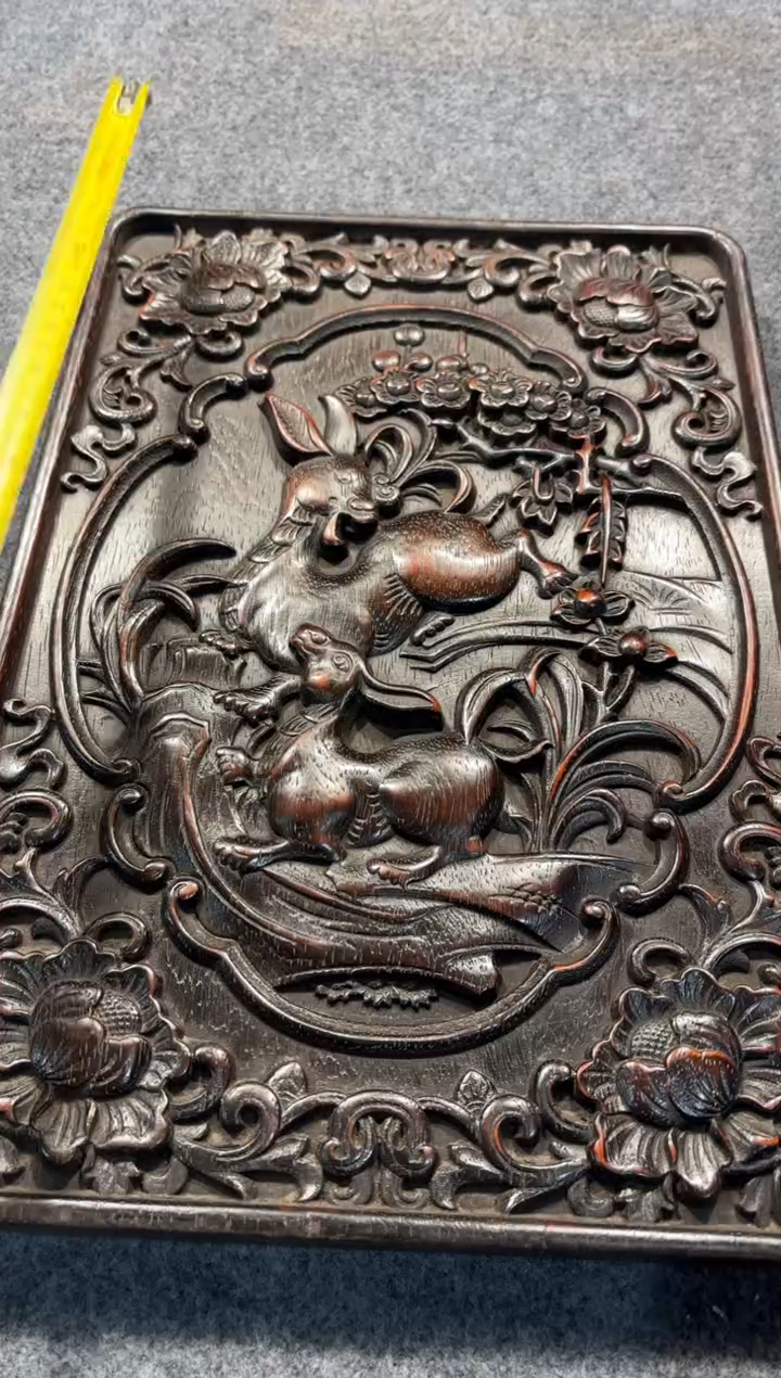 【闪购商品】花梨木类拆件雕刻板 以直播间截图为准D377