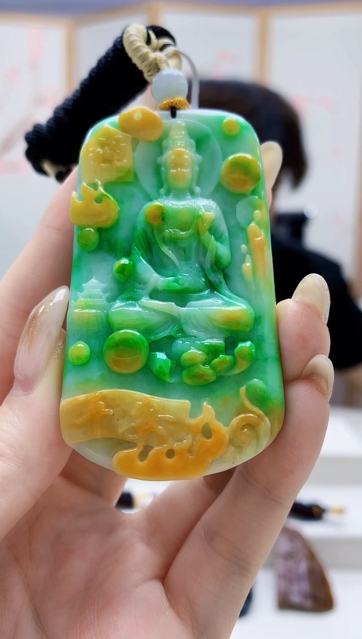 未镶嵌定制翡翠5145jw-毛货挂件136