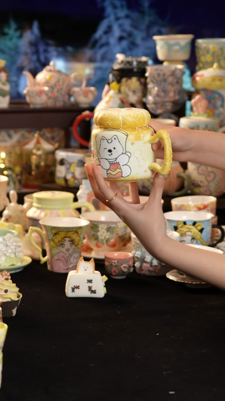 其他陶景德镇釉下彩手绘设计师款陶瓷