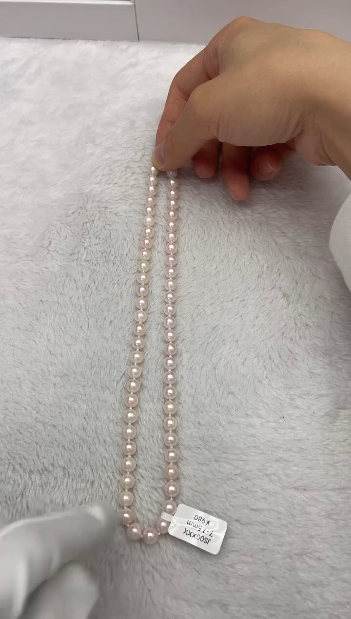 【闪购商品】海水珍珠颈饰未镶嵌AK7-7.5mm（多样性发一）