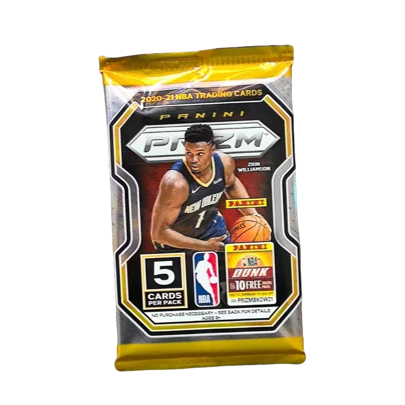 【拆盒】20-21Prizm粉碎球星卡单包 盲盒