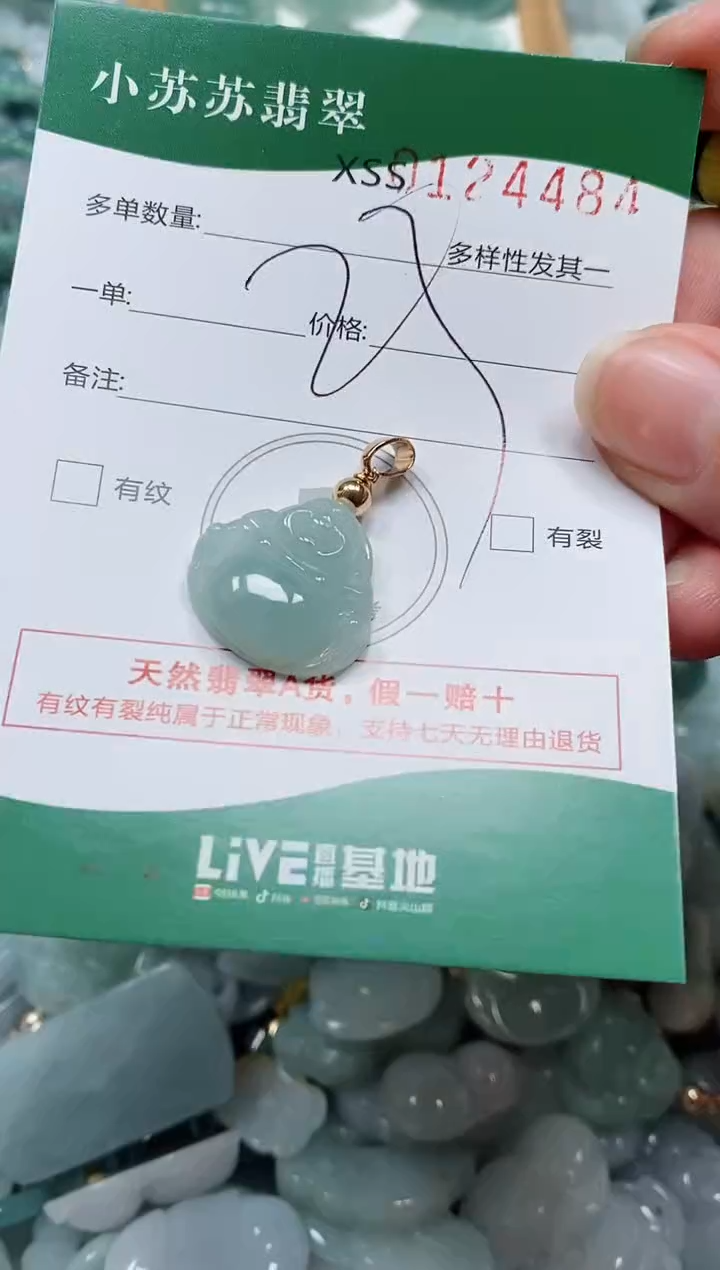【闪购商品】翡翠颈饰未镶嵌闪购商品0124484