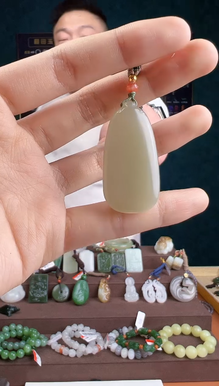 【闪购商品】和田玉颈饰未镶嵌ZZ 拍一发一 多样性发货