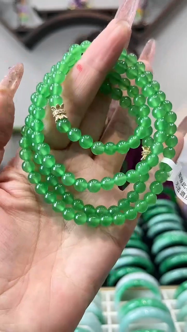 【闪购商品】砖雕a33 果阳手串 小颗粒