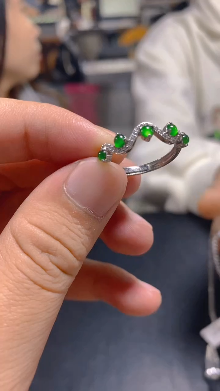 【闪购商品】翡翠戒指未镶嵌0145317810多样性发一