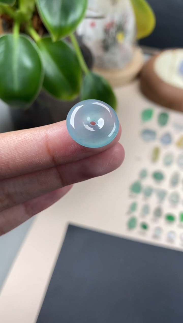 【闪购商品】翡翠颈饰未镶嵌翡翠冰晴平安扣