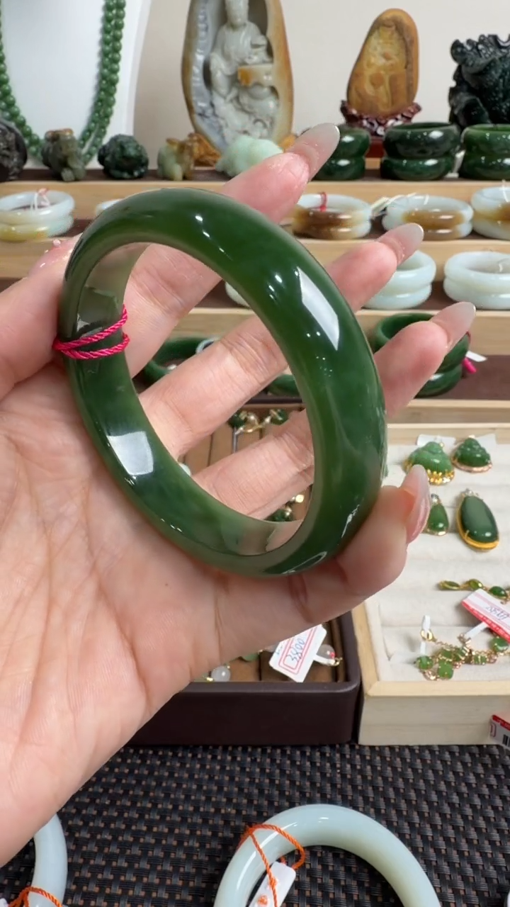 颈饰未镶嵌和田玉手镯58