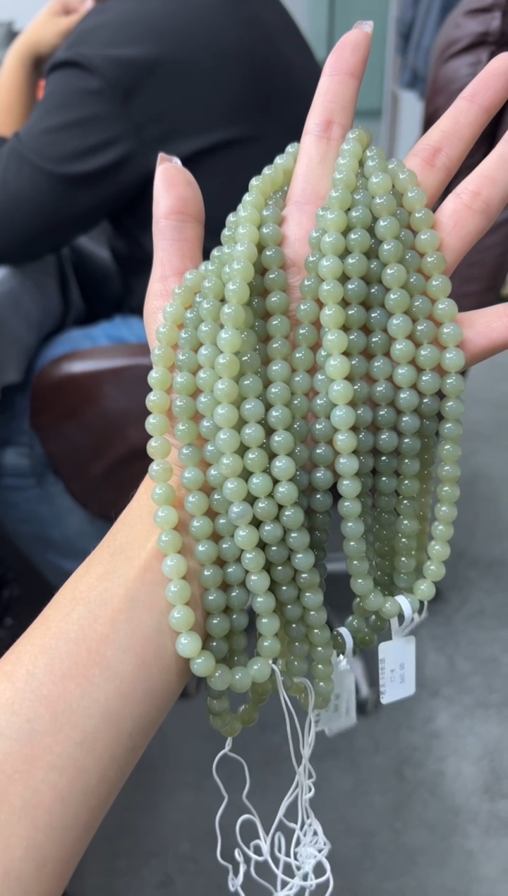 项链未镶嵌和田玉若羌微色差卡8长链多样性发货拍一发一