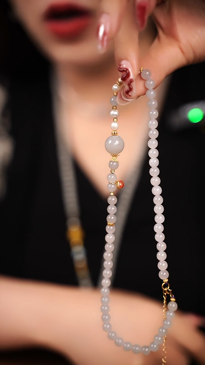 【闪购商品】和田玉手链银S925镶嵌X021409和田玉双圈