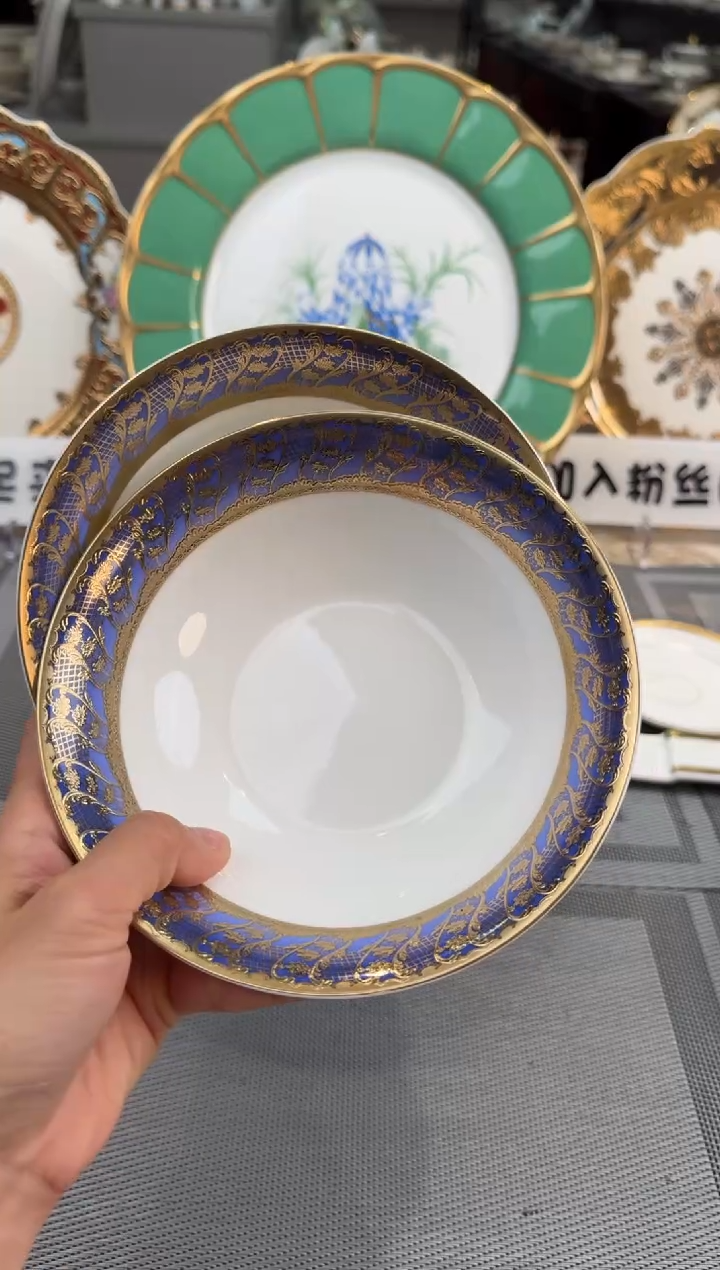 【闪购商品】瓷片6英寸水果碗2个福利款微瑕