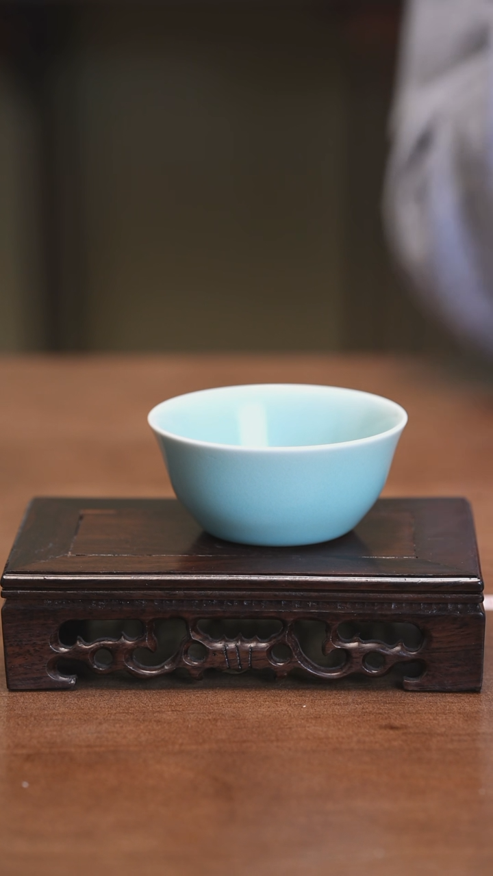 【闪购商品】Y宝丰宋官窑原产地汝瓷鸡缸杯（微瑕）