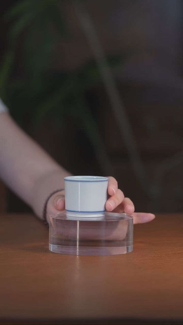 白胎小容天杯                           