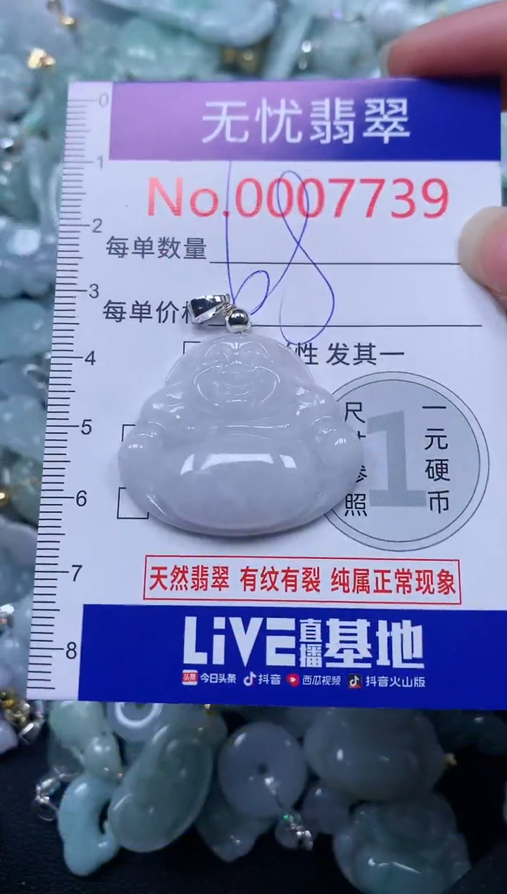 颈饰未镶嵌翡翠7739