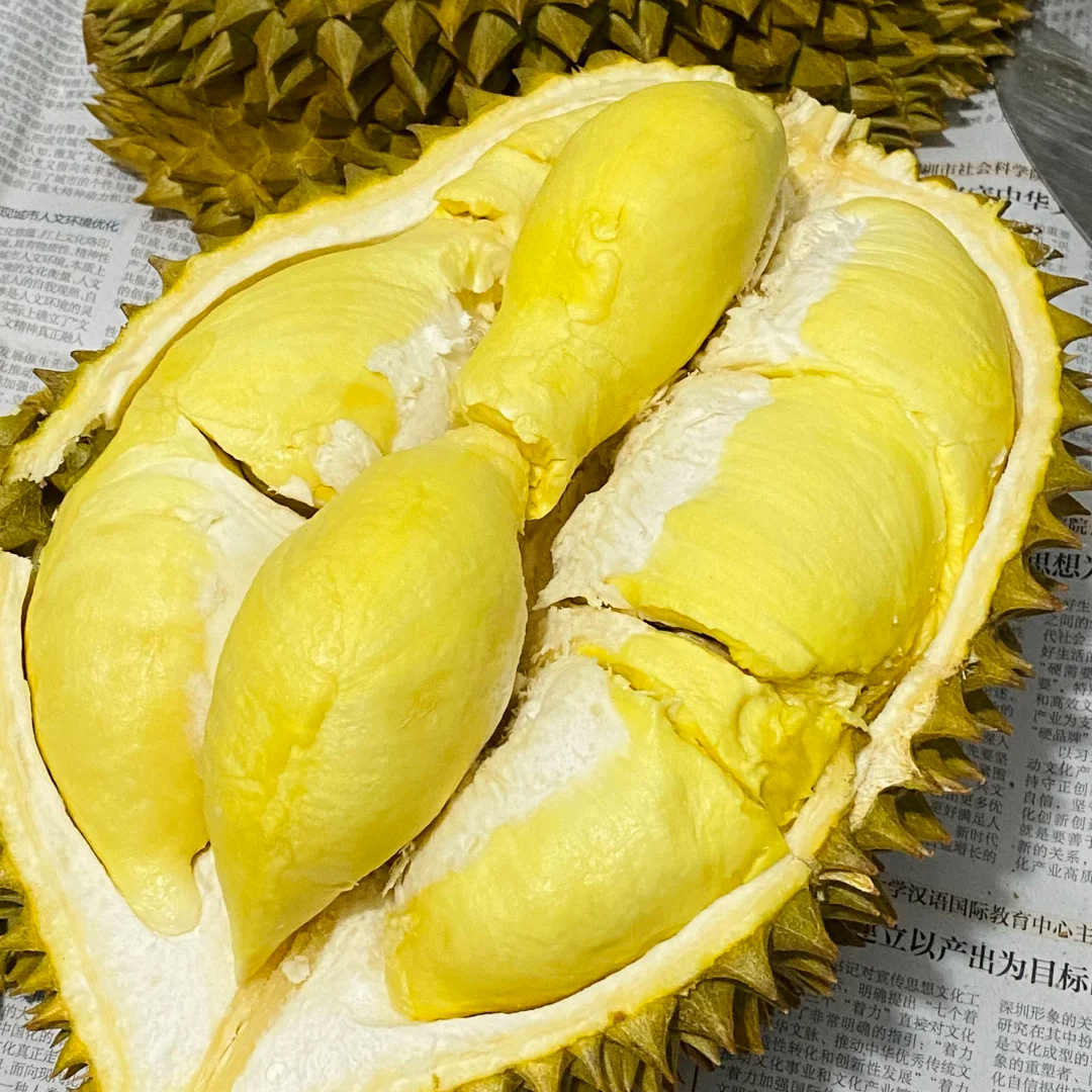 【泰国金枕报恩榴莲鲜果】房大核小肉厚绵密丝滑浓香甜1-10斤金枕榴莲新鲜榴莲当季水果带壳金枕金枕泰国东部