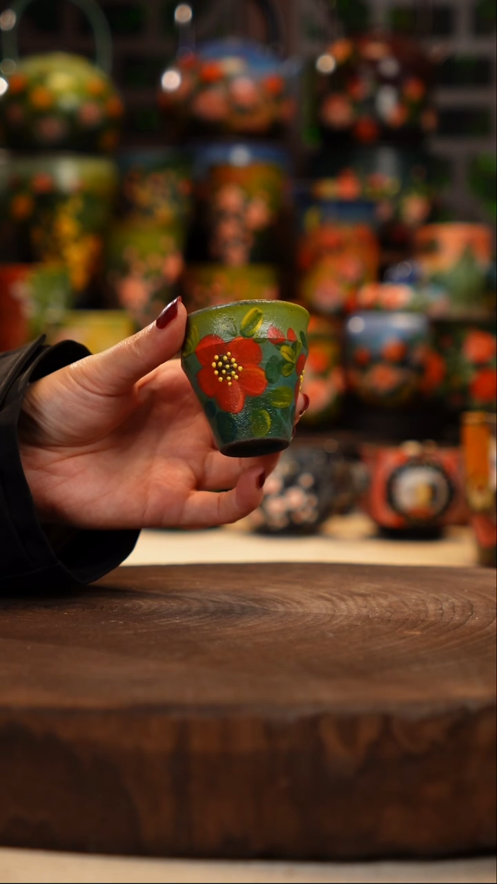 油画   釉下彩   杯子