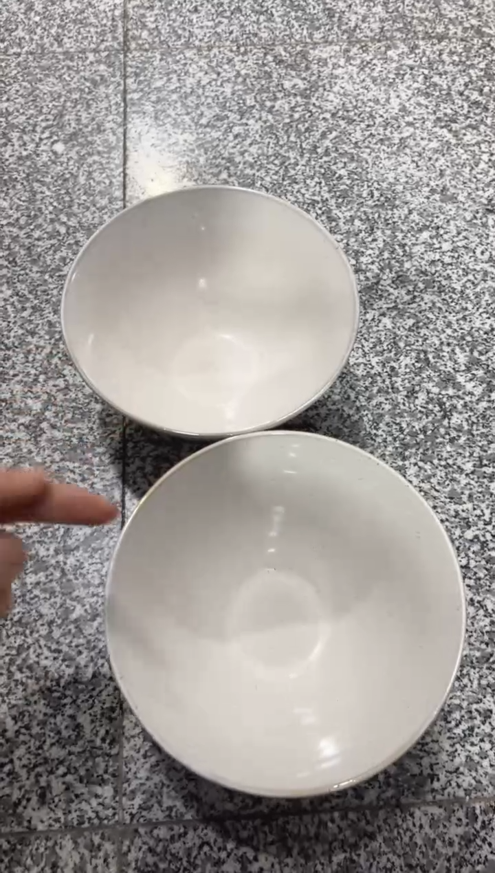 【闪购商品】瓷复古斗笠面碗2个装