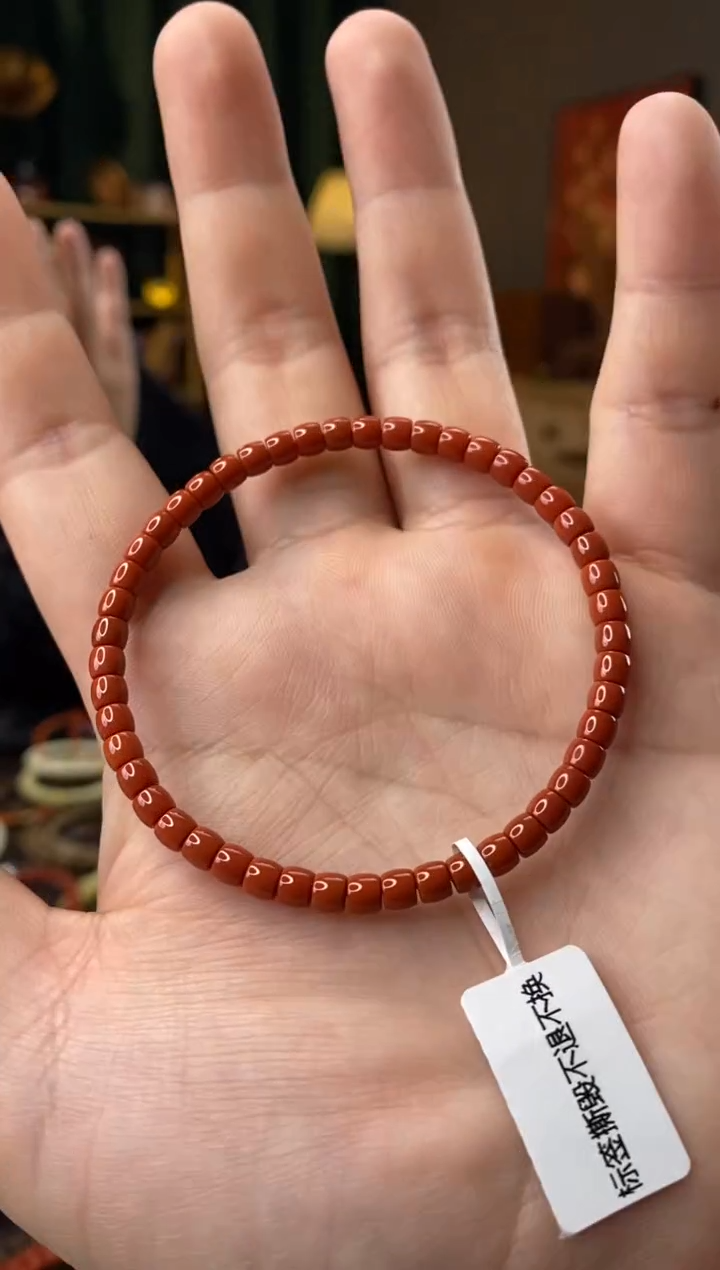 【闪购商品】南红玛瑙手串未镶嵌4mm直切