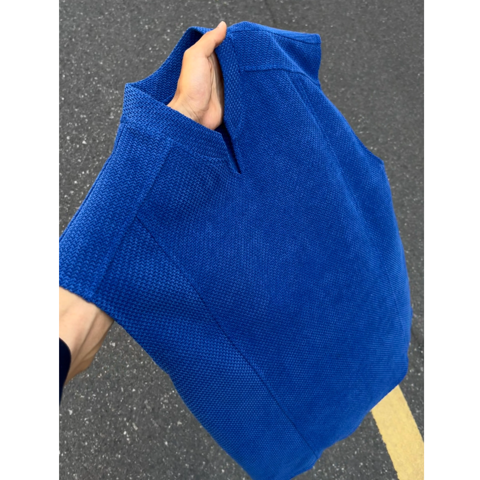 美式复古龙鳞透风透气不透肉男士夏季新款背心休闲百搭坎肩上衣
