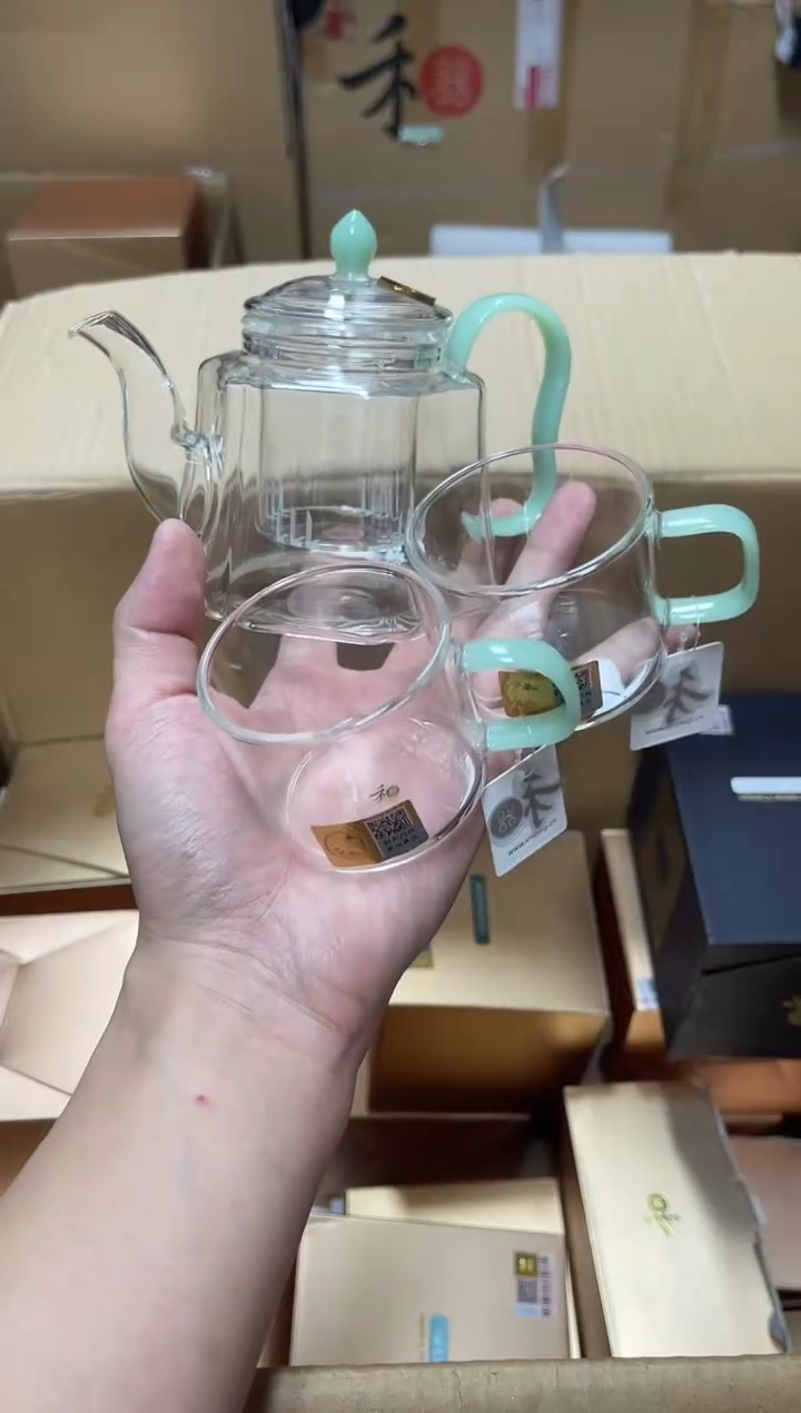 【闪购商品】锦瑞壶浅玉+清禾杯浅玉
