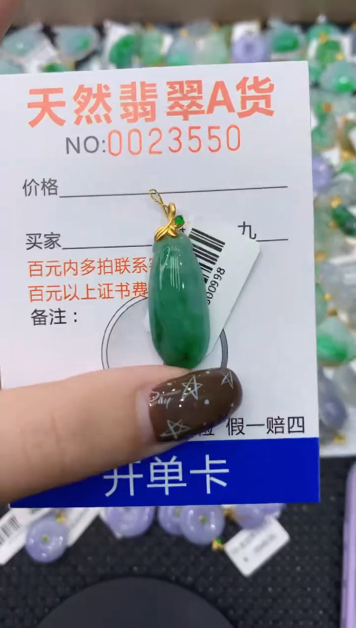 【闪购商品】翡翠颈饰18K金镶嵌111111111111
