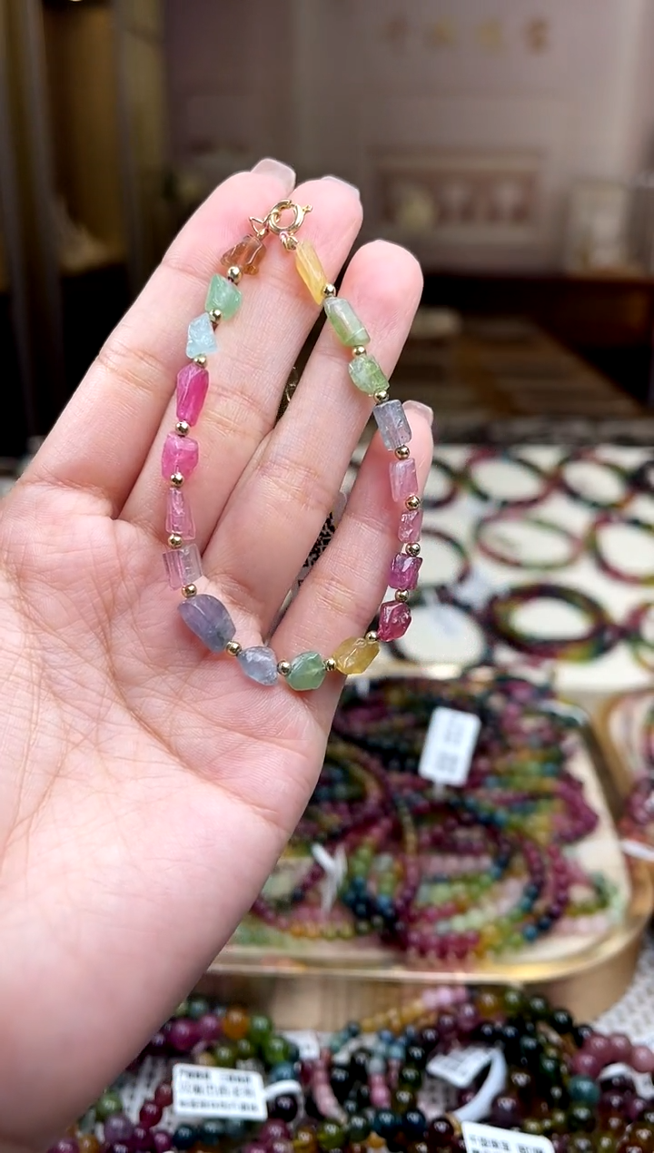 【闪购商品】碧玺/未镶嵌碧玺手串多样性发货