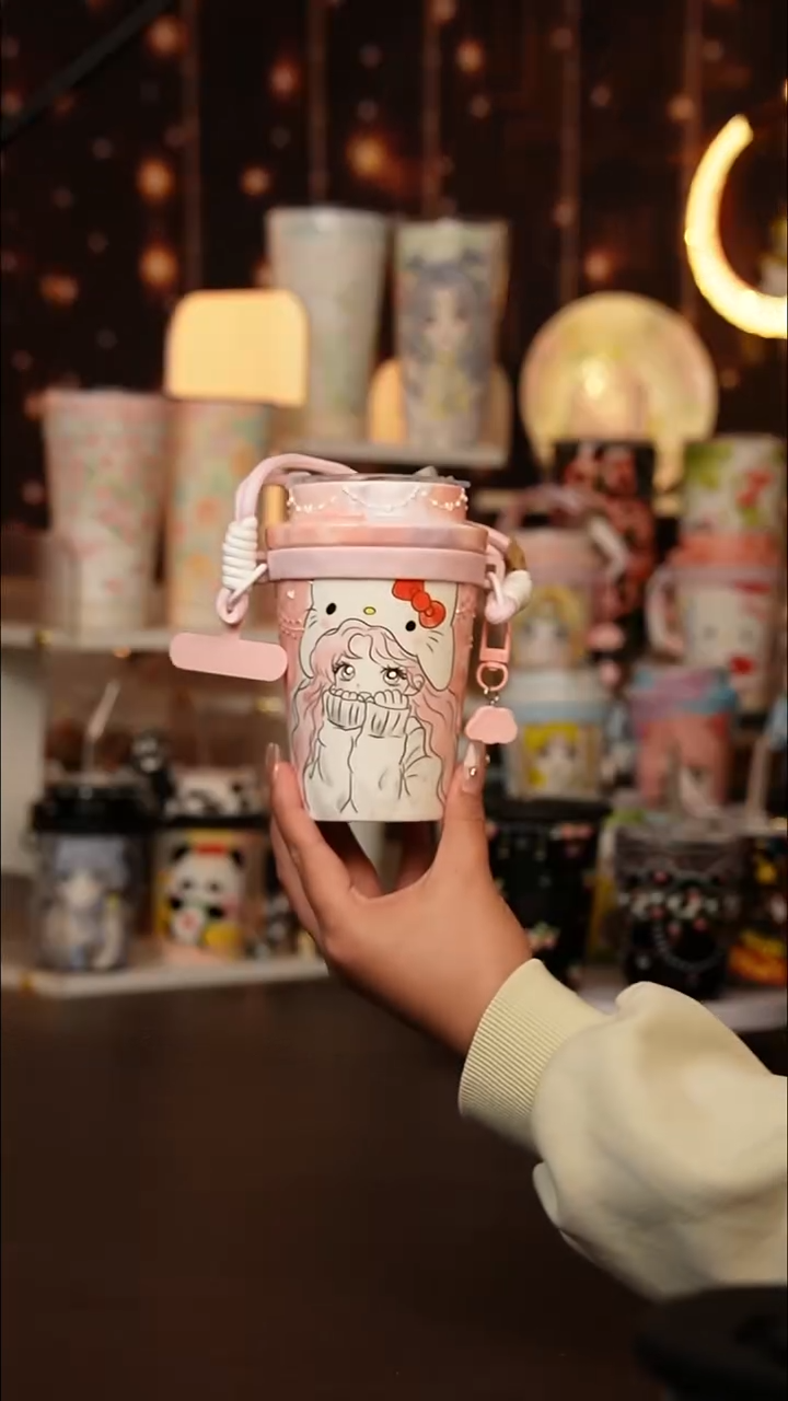 （玉泥）景德镇手工手绘文创陶瓷杯