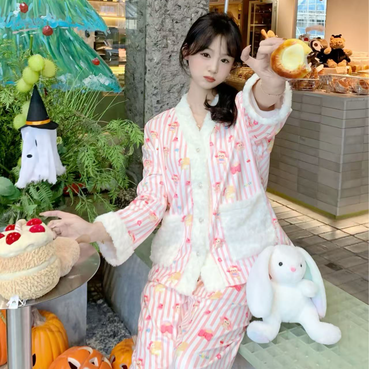 【可爱饼饼】2025可外穿家居服套装睡衣
