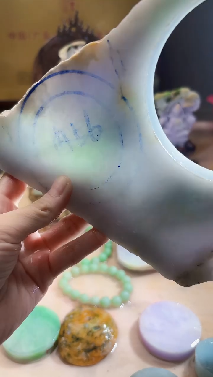 翡翠挂件未镶嵌A货柠优3934