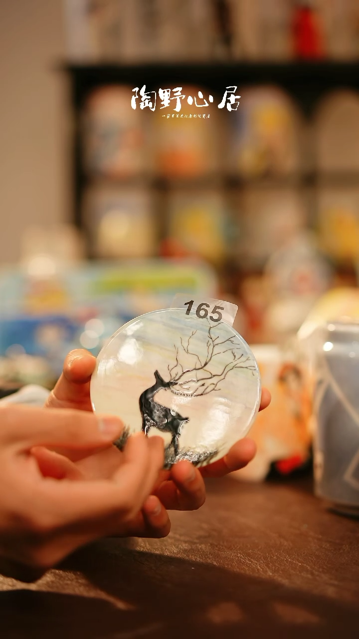 【闪购商品】杯景德镇高温釉下彩原创手绘陶瓷165