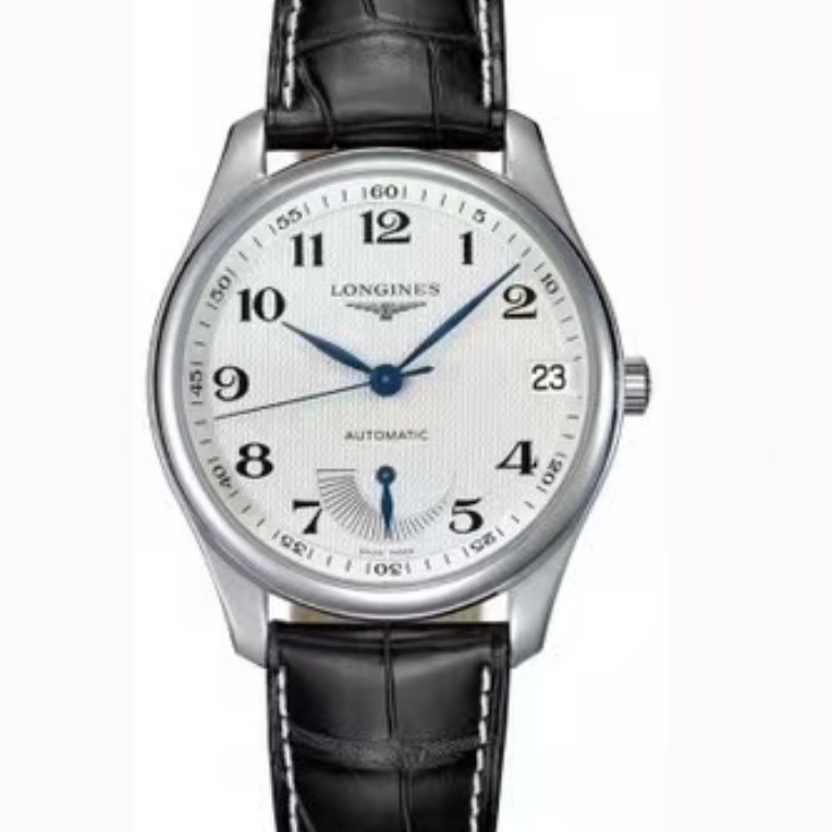 99新 Longines/浪琴 L2.666.4.78.3/名匠大嘴动储皮带/表径42