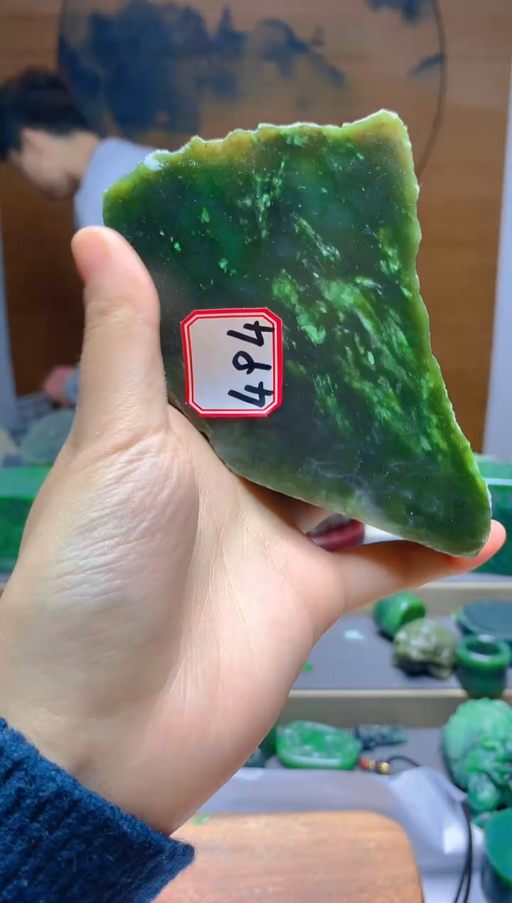 【闪购商品】和田玉（碧玉）珠宝半成品未镶嵌1