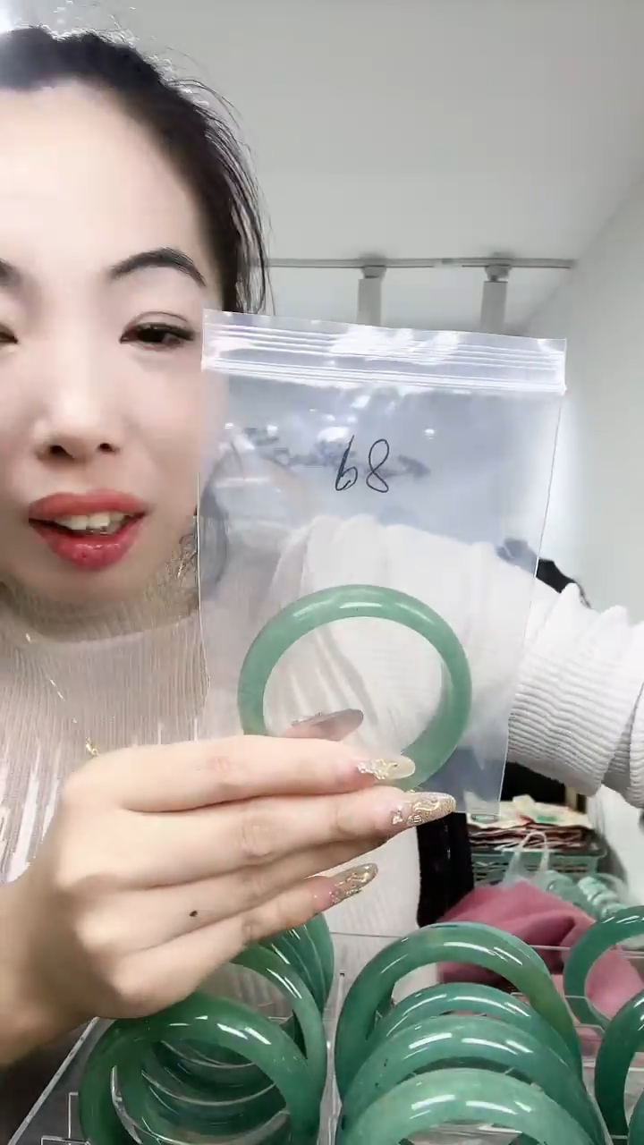 【闪购商品】东陵石手镯未镶嵌东陵玉手镯57-58圈口