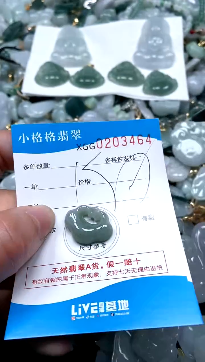 【闪购商品】翡翠颈饰未镶嵌闪购商品0203464