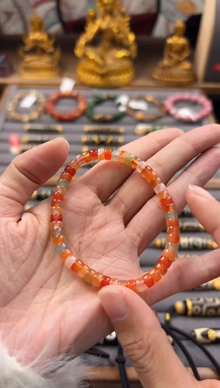 【闪购商品】玛瑙手链银S925镶嵌手链