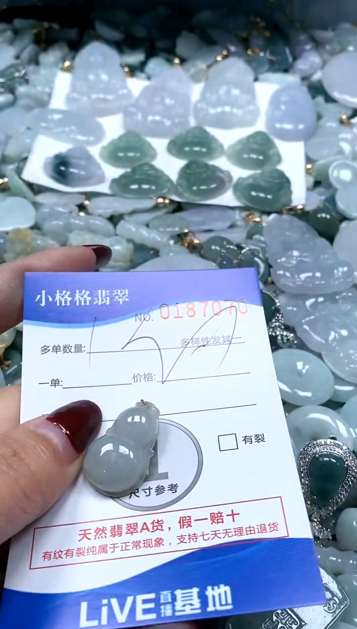 【闪购商品】翡翠颈饰未镶嵌闪购商品0187070