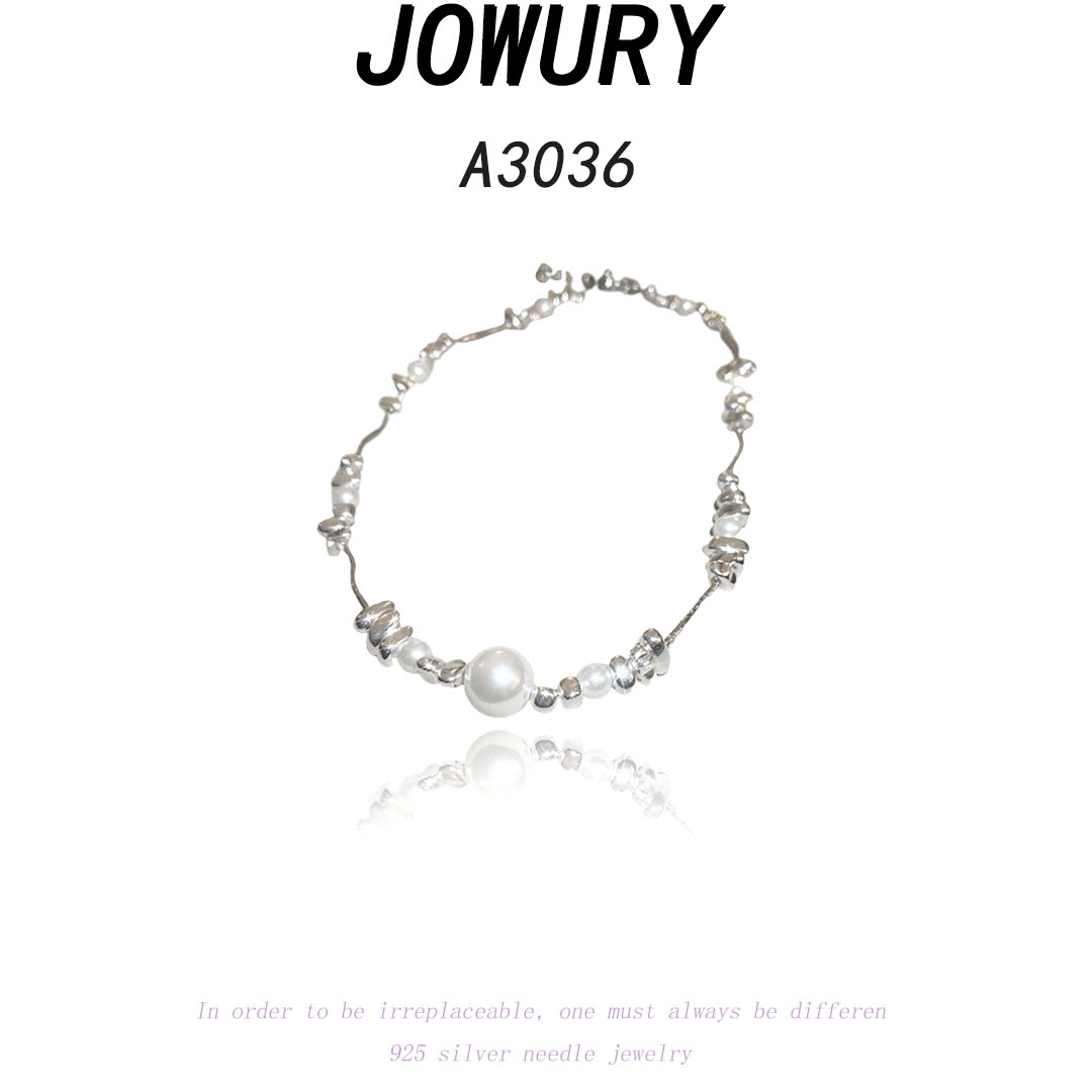 Jowury 钛钢项链 A3036乔薇瑞【雾隐密境】轻奢 时尚 小众 个性