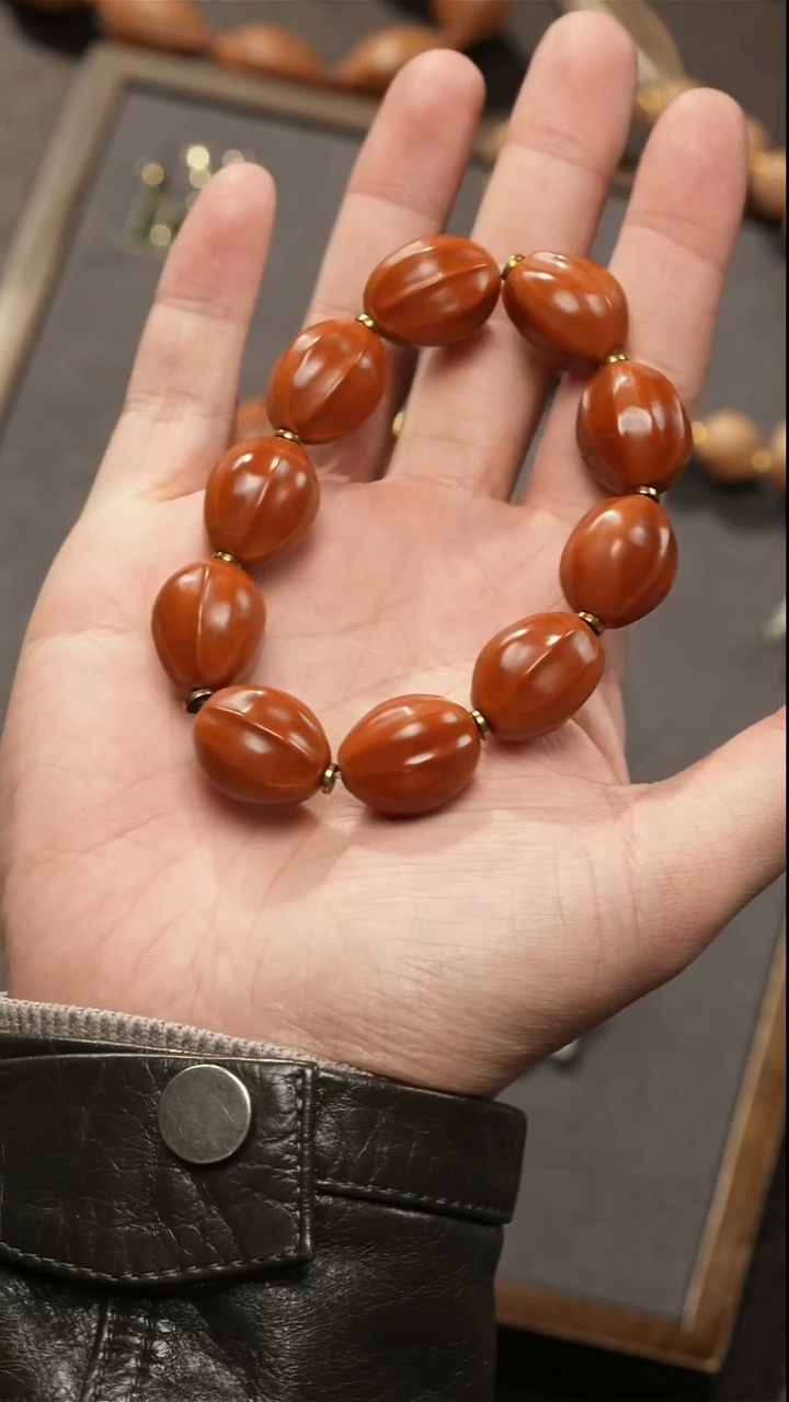 手串/手链橄榄核森****林鲨鱼被-