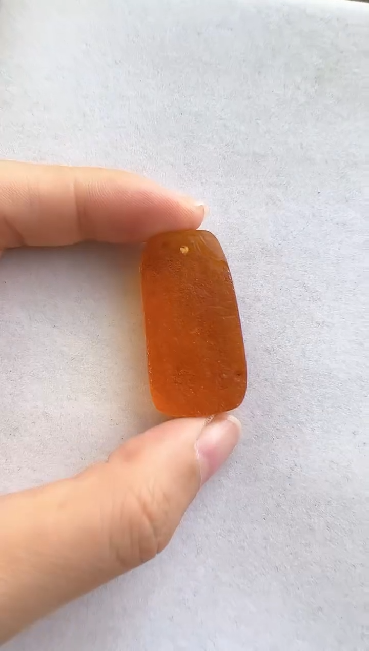 【闪购商品】未镶嵌琥珀裸石10314031-钥匙扣