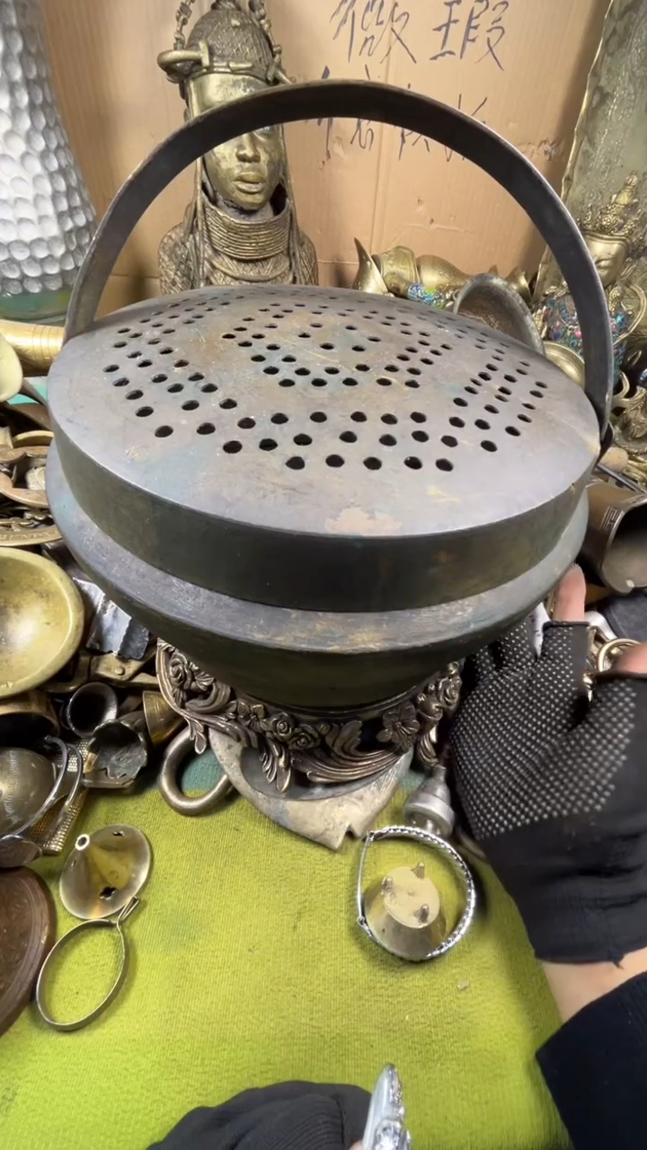 在****哥亿锦铜回流铜器摆件330