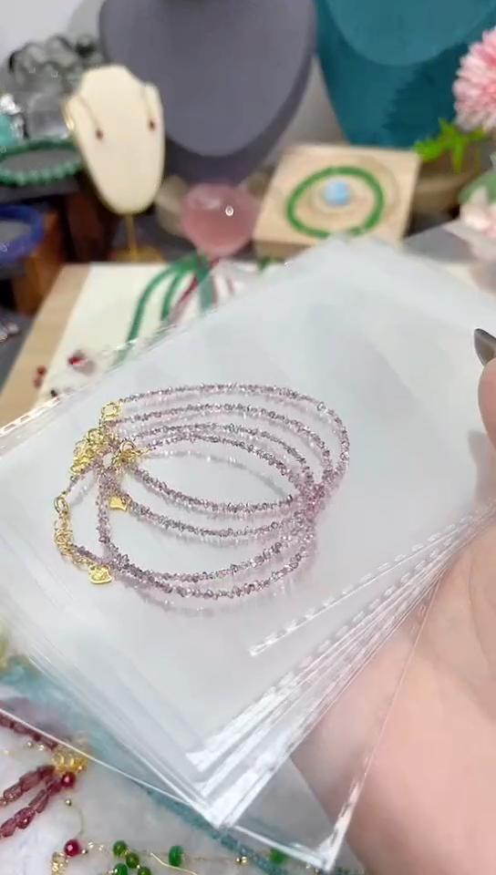 【闪购商品】钻石手链银S925镶嵌普罗旺斯紫99