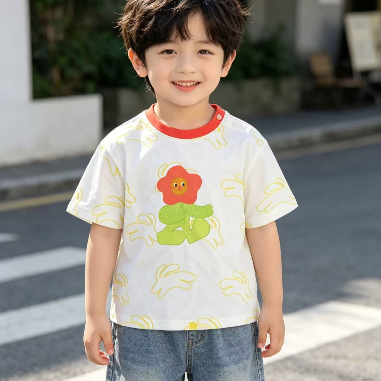 【小飞象】 太阳花娃娃短袖862812